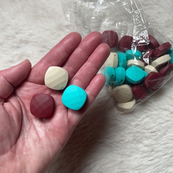 Silicone Teethers Teething Beads Pacifier Clips DIY Teething Jewelry - Picture 9 of 17